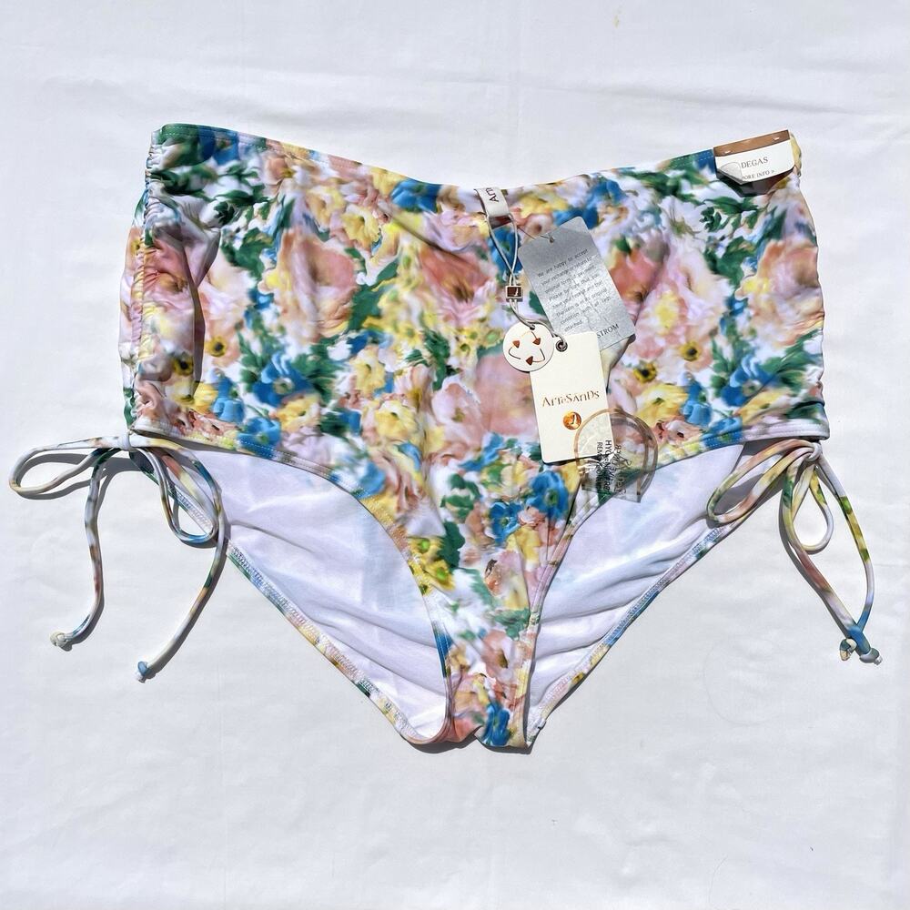 Artesands Odette Degas Drawtie Swim Pants Womens US 18 Floral Floral Watercolor